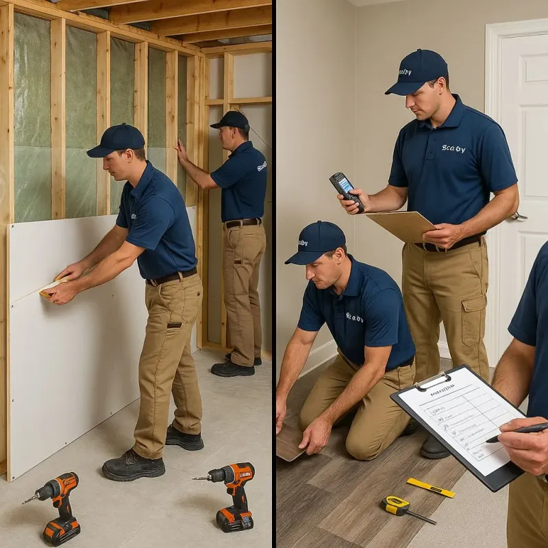 Repairs and Reconstruction process in Woodward County, OK
